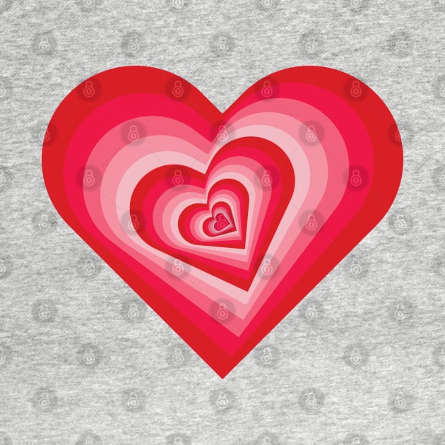 Falling in Love Valentine's Day Heart Pattern by Vector Deluxe